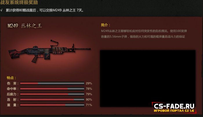 [CSO] [ZP] Extra Item - M249 Veteran  CS 1.6
