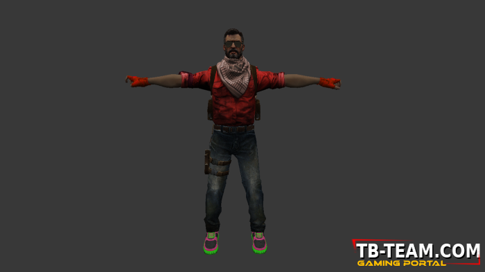 [CS 1.6] Model - CSGO Leet Red